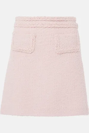 Giambattista Valli High-rise wool-blend miniskirt