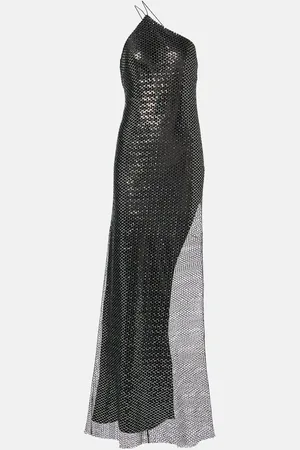 The Sei Sequined one-shoulder gown