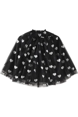 Konges Sløjd Konges SlÃ¸jd Heart-printed tulle cape