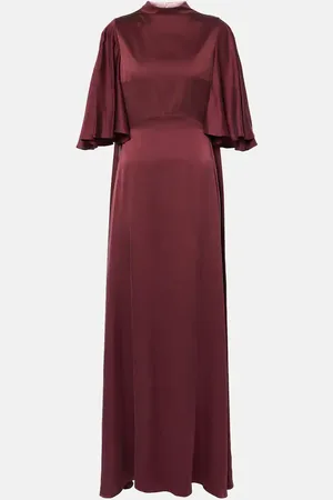 Roksanda Kalydria caped silk gown