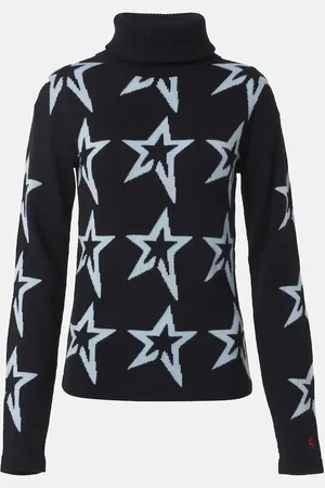 Perfect Moment Star Dust intarsia wool turtleneck sweater