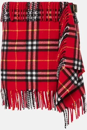 Burberry Wool and cashmere miniskirt