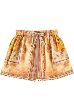 ZIMMERMANN Wylie printed cotton shorts