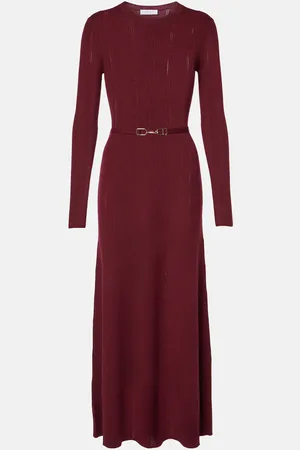 GABRIELA HEARST Imagene belted wool midi dress