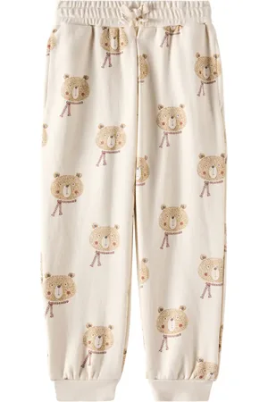Rylee + Cru Bears cotton-blend sweatpants