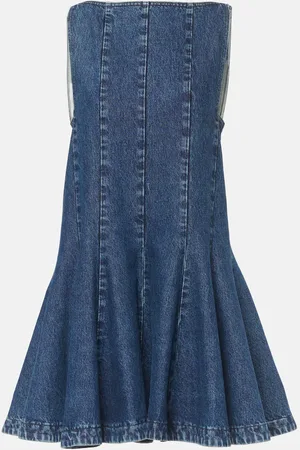 Khaite Mags denim minidress