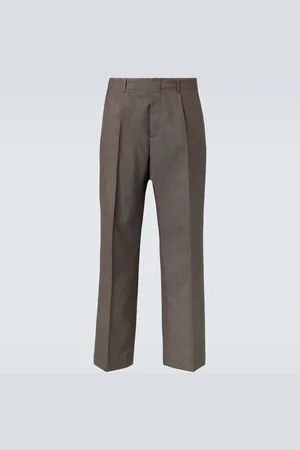 OUR LEGACY Borrowed virgin wool wide-leg chinos