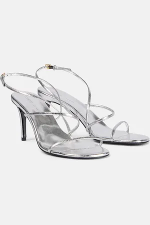 Khaite Loop 75 leather sandals