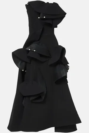 MATICEVSKI Fateful ruffled strapless gown