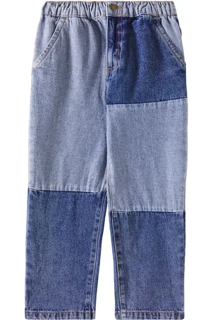 Rylee + Cru Patchwork straight jeans