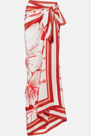 Farm Rio Floral Chains printed beach cover-up