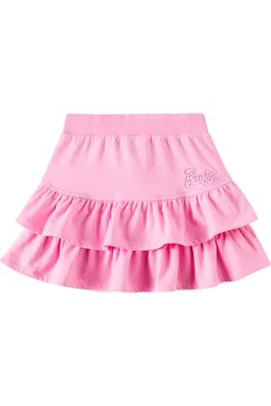 MONNALISA X BarbieÂ® cotton-blend skirt