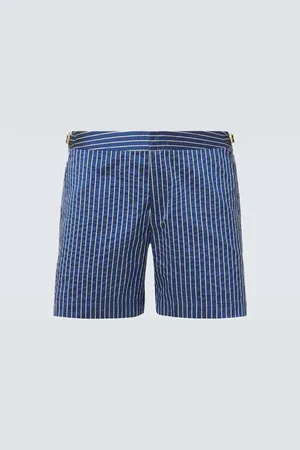 Orlebar Brown Bulldog striped swim trunks