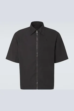 Givenchy 4G zip-up bowling shirt