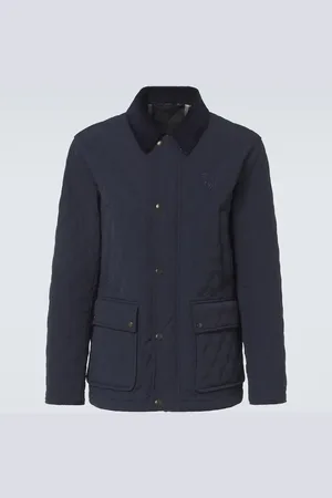 Burberry Corduroy-trimmed field jacket