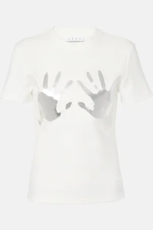 AREA Patch-appliquÃ© jersey T-shirt