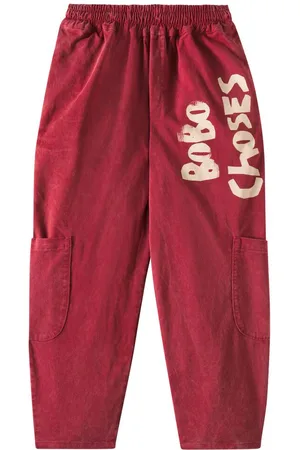 Bobo Choses Logo cotton-blend cargo pants