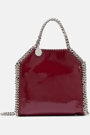 Stella McCartney Falabella Small faux patent leather tote bag