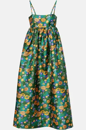 ALÉMAIS AlÃ©mais Printed open-back midi dress