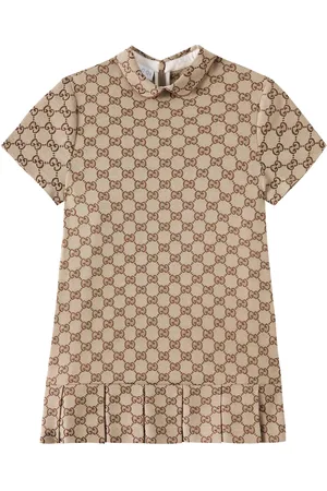 Gucci GG canvas pleated dress