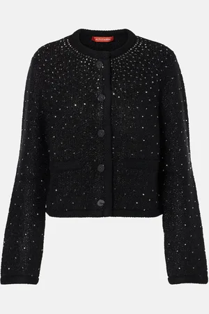 Altuzarra Tina crystal-embellished bouclÃ© jacket
