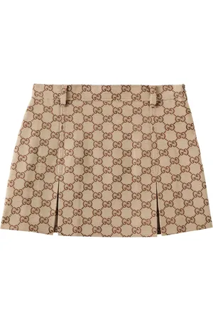 Gucci GG canvas cotton-blend skirt