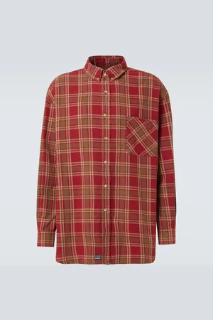 ERL Plaid cotton flannel shirt