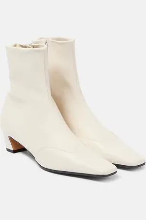 Khaite Nevada 40 leather ankle boots