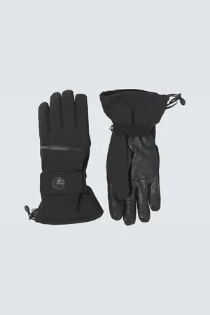 Fusalp Peak faux leather-trimmed gloves