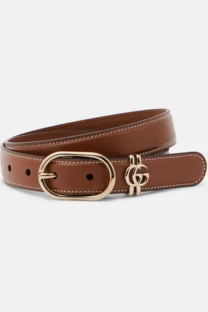 Gucci Double G leather belt