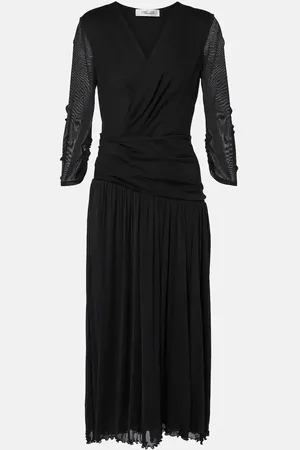 Diane von Furstenberg Gaj mesh midi dress