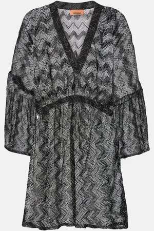 Missoni Zigzag lamÃ© beach dress
