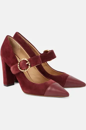ULLA JOHNSON Kiki 95 suede pumps