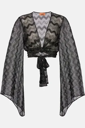 Missoni Zig Zag cropped blouse