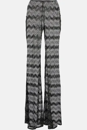 Missoni Zigzag lamÃ© flared pants