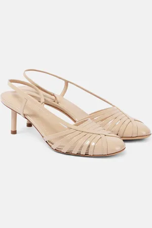 Salvatore Ferragamo Ermelia 55 leather slingback pumps