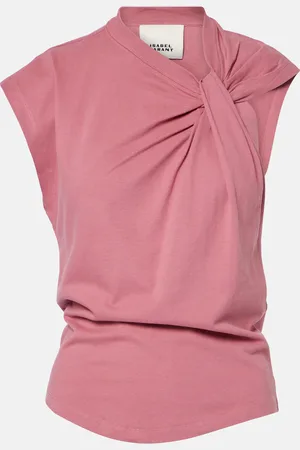 Isabel Marant Nayda asymmetrical cotton jersey T-shirt