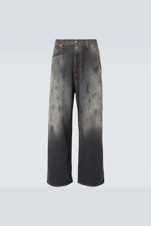 Acne Studios 2023M distressed wide-leg jeans