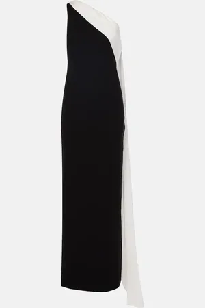Roland Mouret Scarf-detail one-shoulder gown