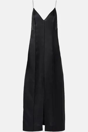 Khaite Tully silk gazar slip dress