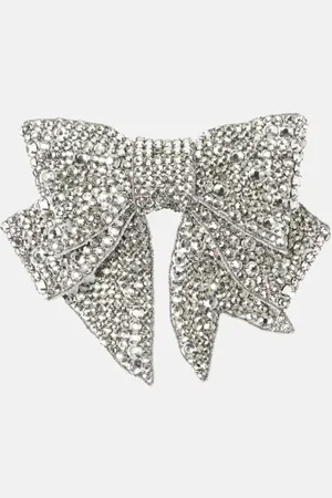 Jennifer Behr Belle Bow crystal-embellished barrette
