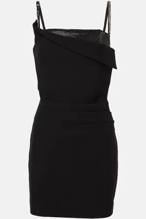 Roland Mouret Crystal-embellished crÃªpe minidress