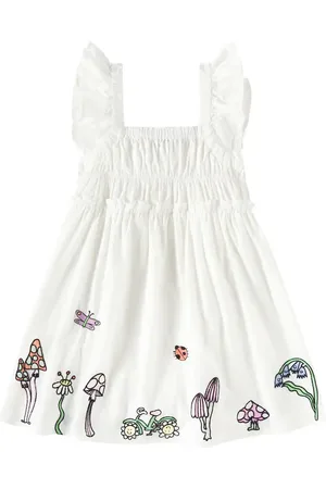 Stella McCartney Embroidered cotton dress