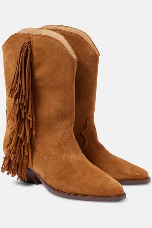 Isabel Marant Duerto fringed suede cowboy boots