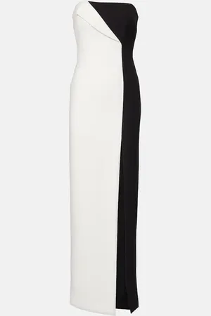 Roland Mouret Strapless crÃªpe gown