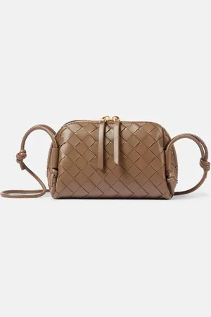 Bottega Veneta Concert Mini Intrecciato leather pouch