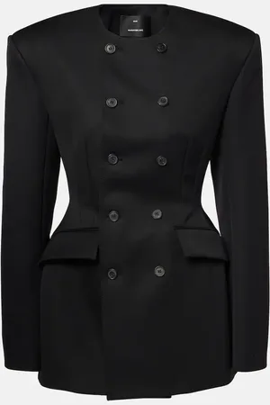WARDROBE.NYC Twill blazer dress