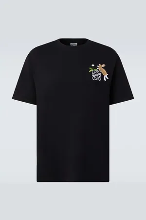 Loewe X Suna Fujita Bunny cotton jersey T-shirt