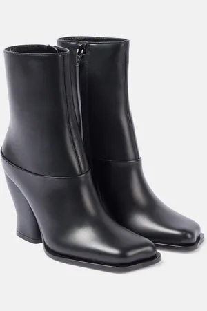 Loewe Onda 90 leather ankle boots