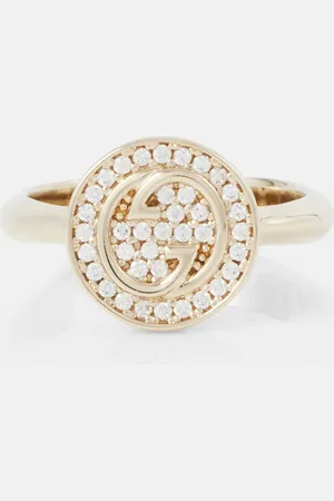 Gucci Blondie crystal-embellished ring